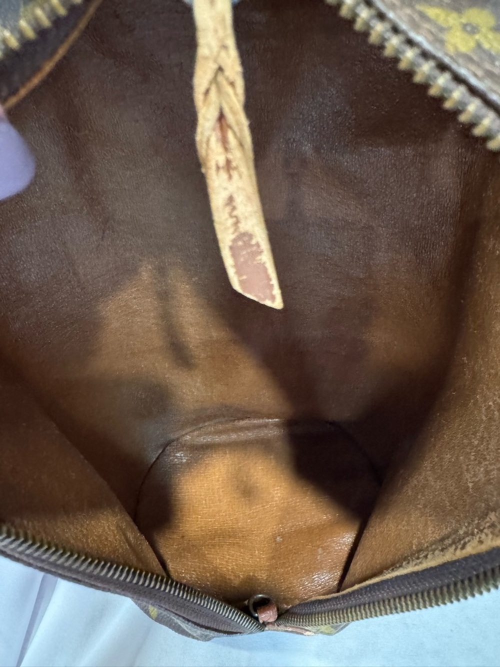 Authentic Louis Vuitton Monogram Papillon 30 size Barrel Bag in Brown and Tan - Picture 8 of 9